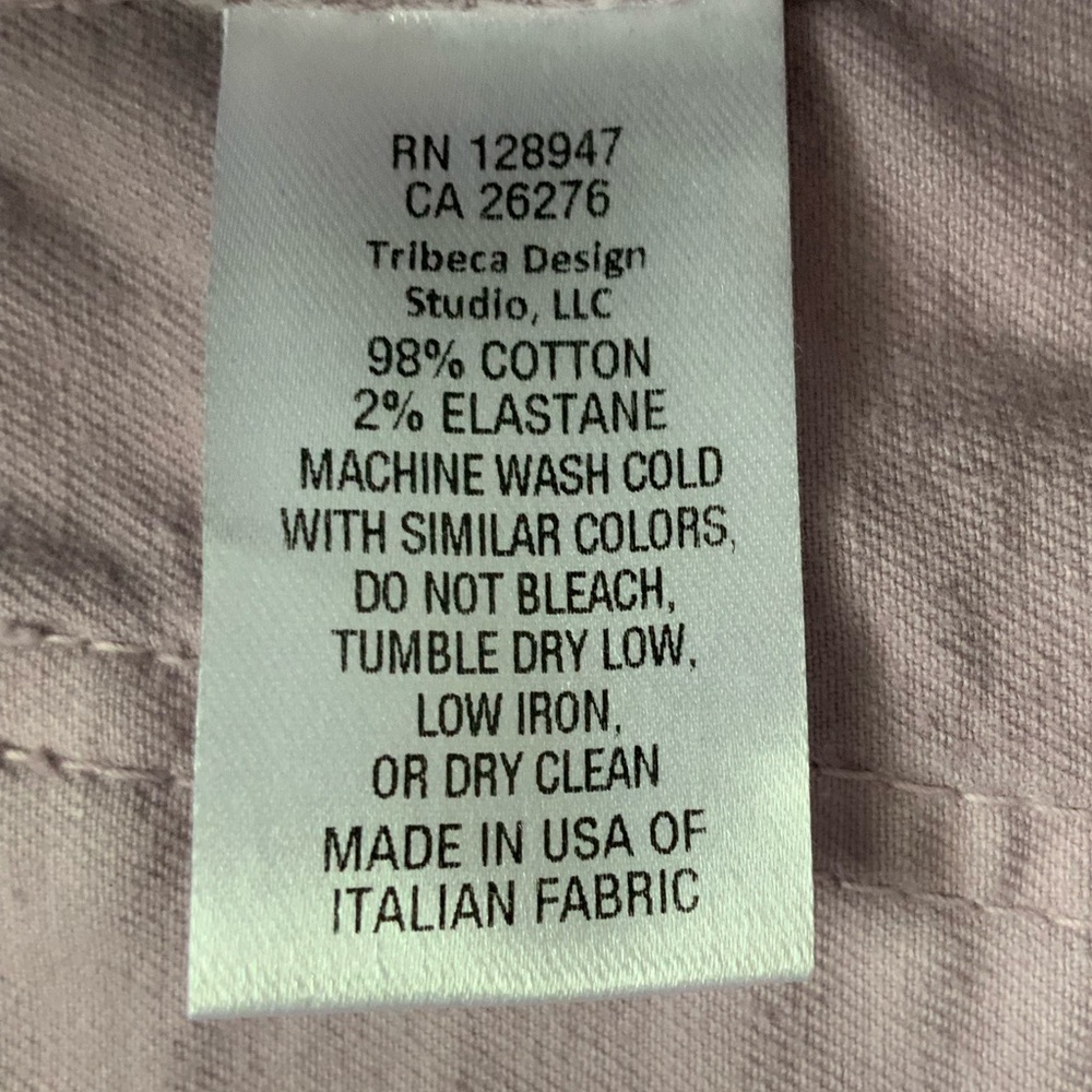 NILI LOTAN Jenna Pants Cropped Lavender Lilac Purple Size 6 - Picture 10 of 13